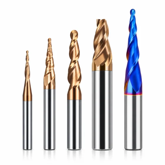 Solid Carbide Tapered End Mills