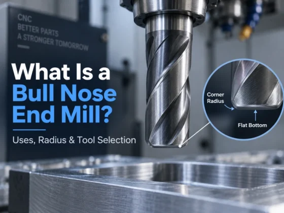 What Is a Bull Nose End Mill? Uses, Radius, and Tool Selection
