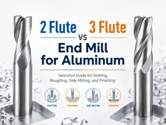 2 Flute vs 3 Flute End Mill for Aluminum: Which Should You Choose?