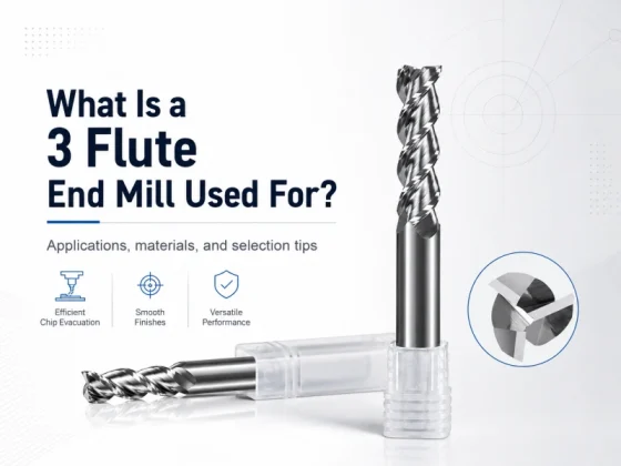 What Is a 3 Flute End Mill Used For?