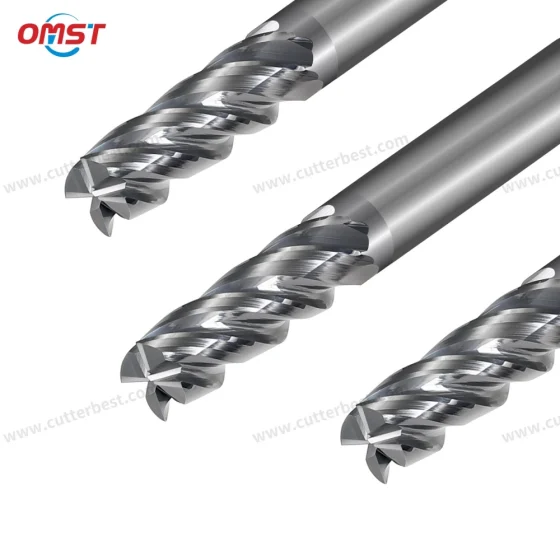 Flat End Mill for CNC Slotting and Square Shoulder Milling