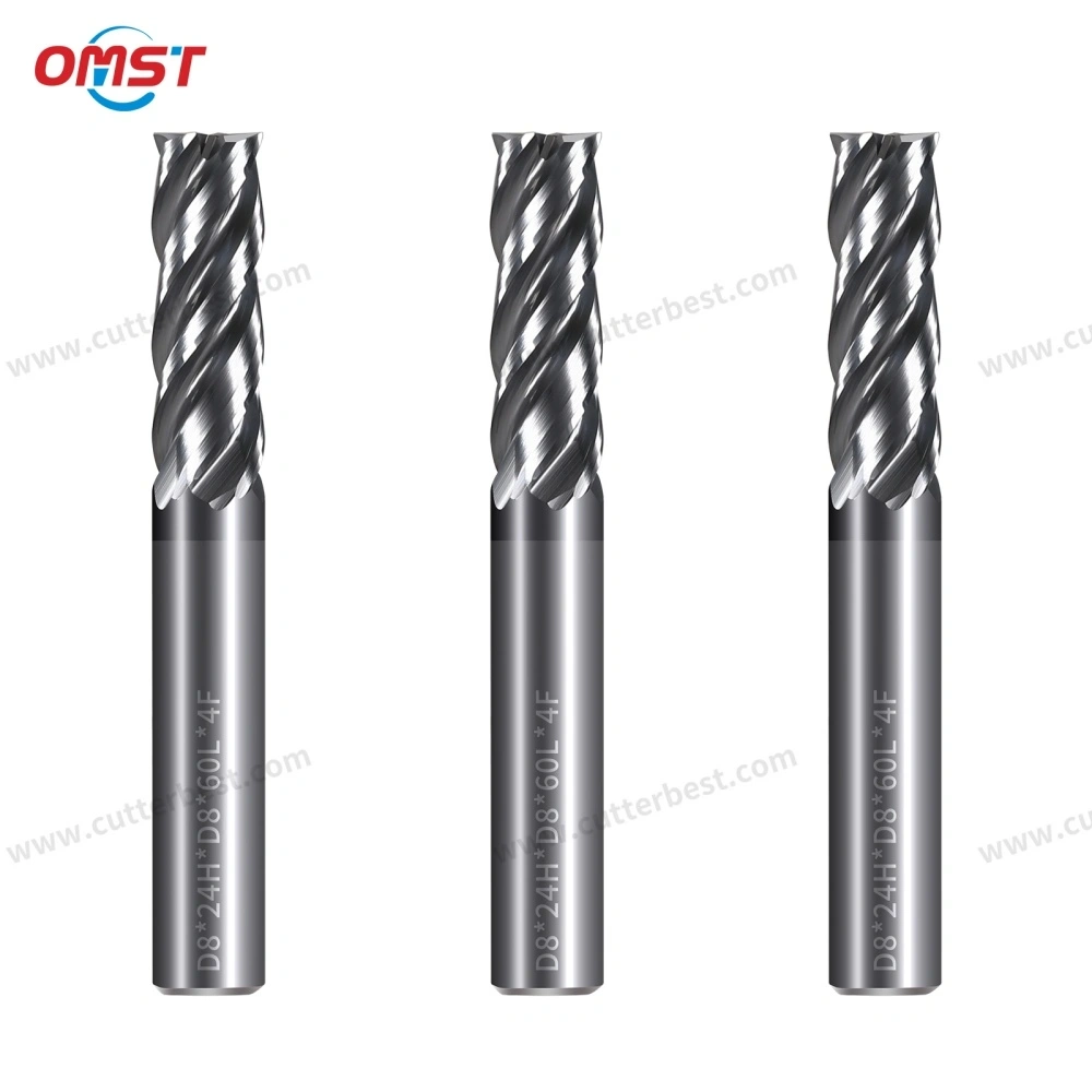 ดอกเอ็นมิลล์แบบแบนสำหรับการกัดร่อง CNC และการกัดบ่าฉาก