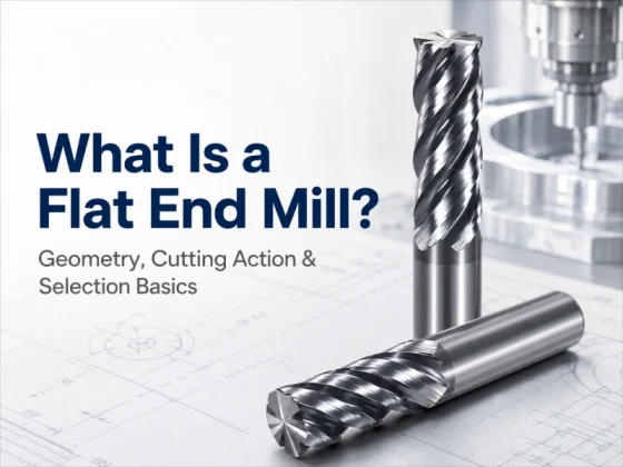 What Is a Flat End Mill? Geometry, Cutting Action, and Selection Basics