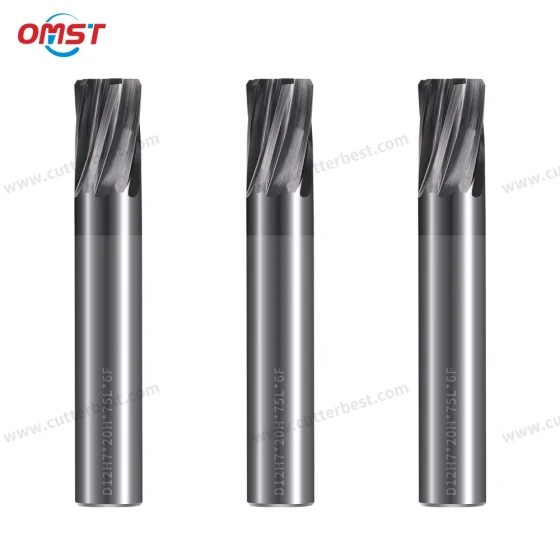Solid Carbide Spiral Flute Reamer for CNC Hole Finishing