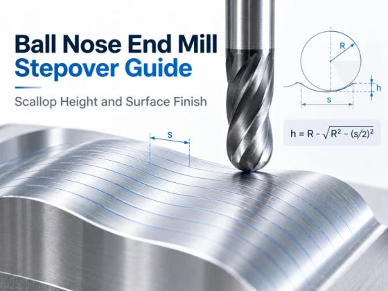 Ball Nose End Mill Stepover Guide: Scallop Height and Surface Finish